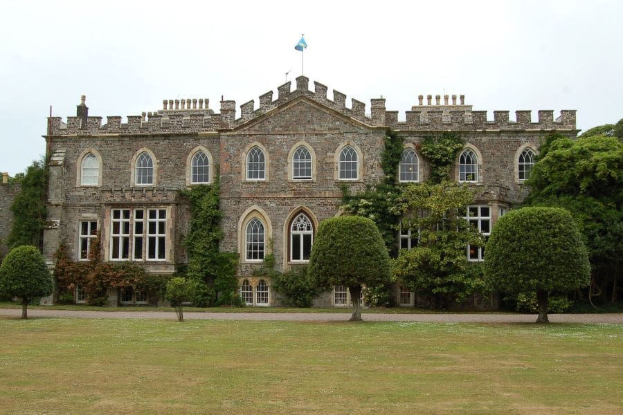 exterior view of Hartland Abbey