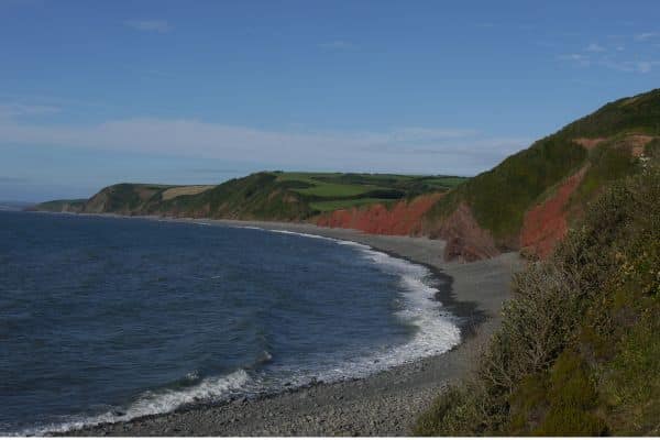 Peppercombe Beach one of the best beaches in North Devon